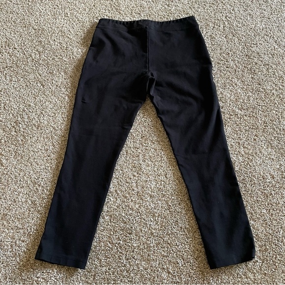 BCBGMaxAzria Seamed Pull On Pants Jeggings Women’s Large Petite Black Comfort - Picture 7 of 12